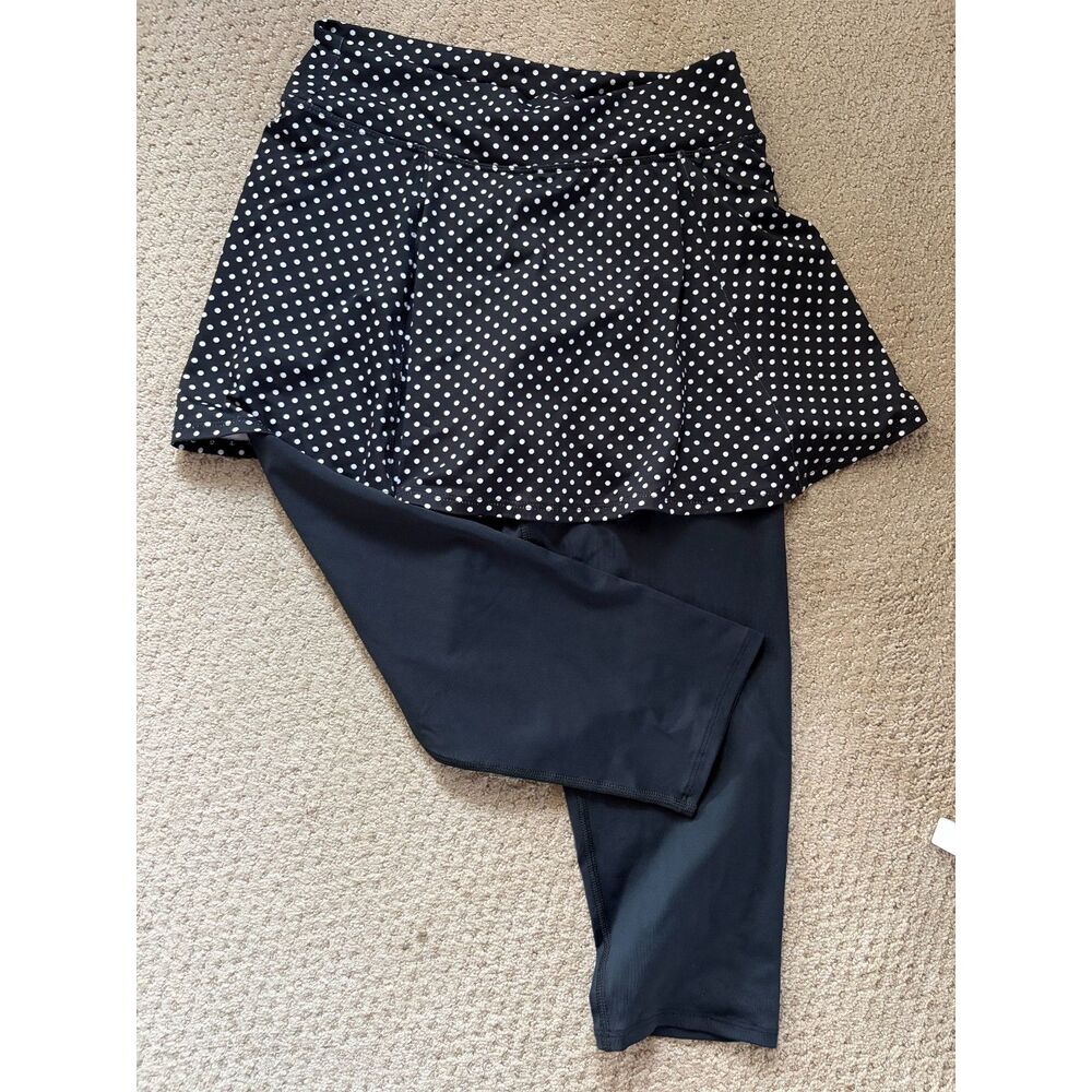 Dona Jo Tennis Pickleball Activewear Modest Casual Versatile Skirted Leggings